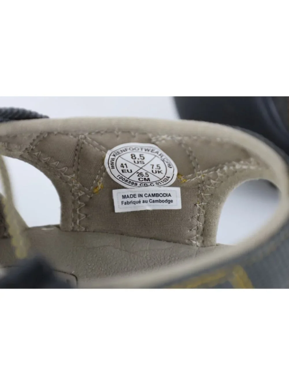 Keen Mens Size 8.5 Newport H2 Waterproof Hiking Trekking Sandals Shoes Gray